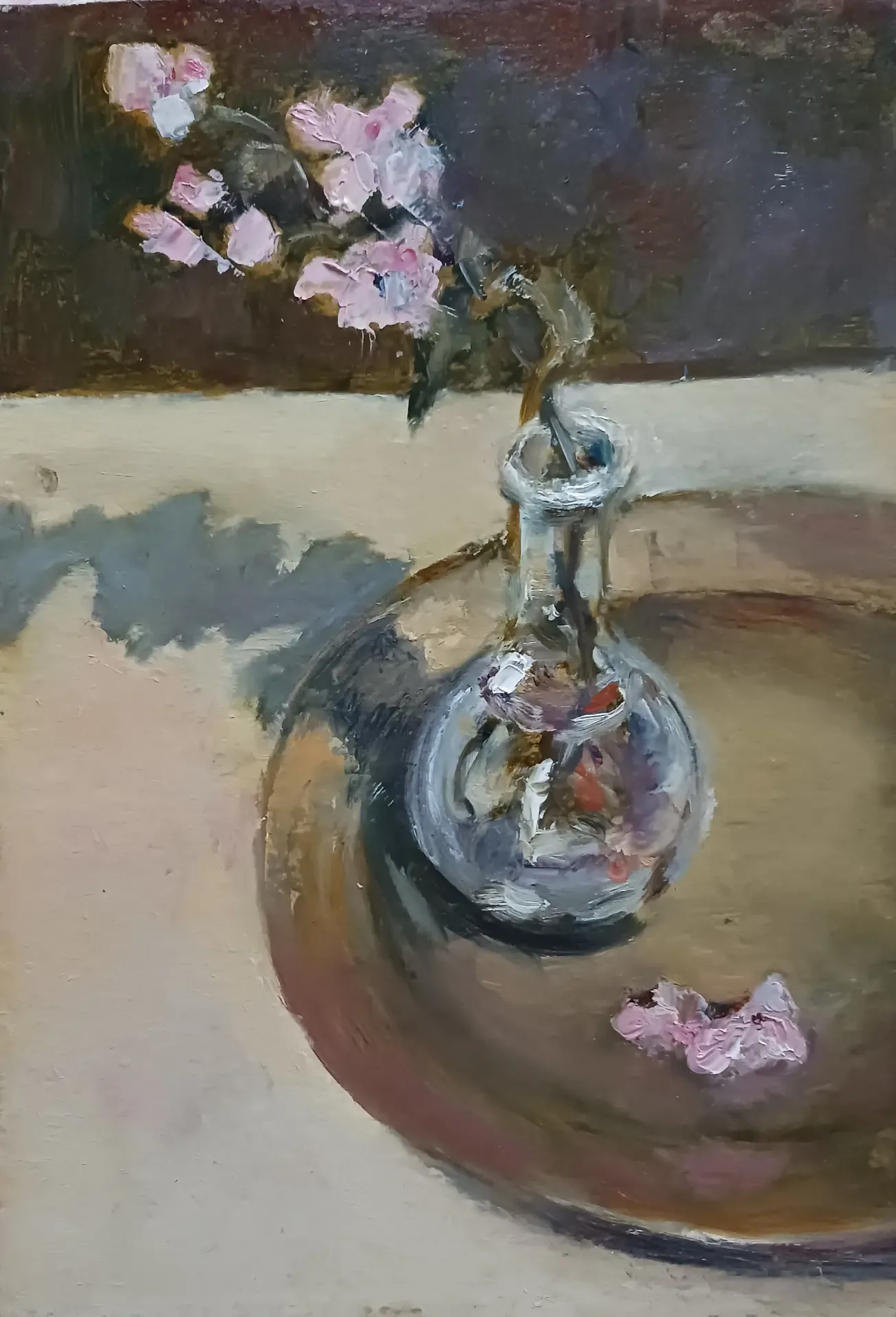 Lilac light, watercolour by Elena Chudinova