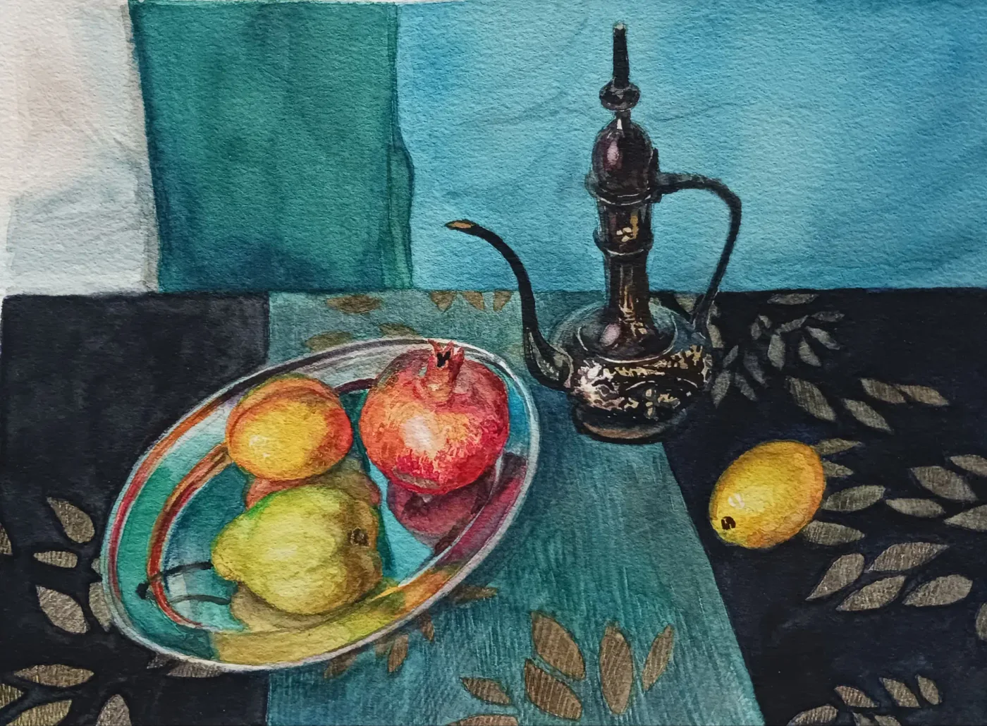 Тайна стола, акварель — Elena Chudinova